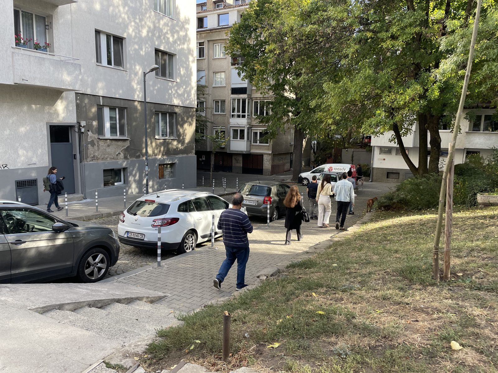 First walk — Inter-block Wanderings